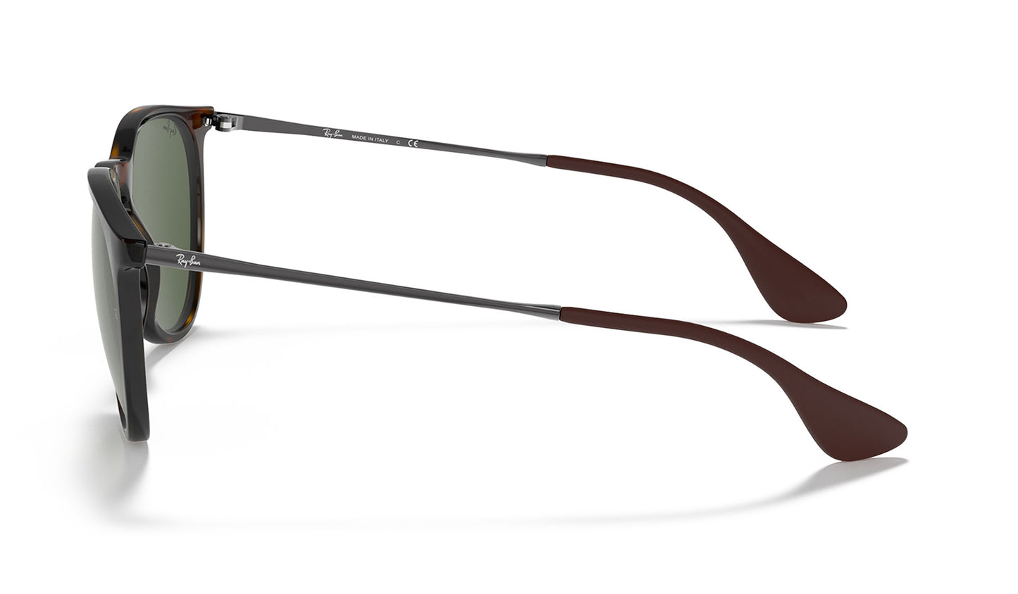 Ray-Ban RB4171 Erika Sunglasses - Light Havana / Green