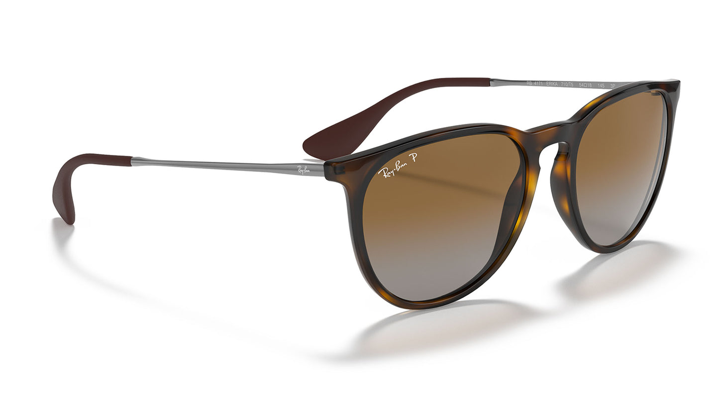 Ray-Ban RB4171 Erika Sunglasses - Tortoise / Brown Gradient Polarised