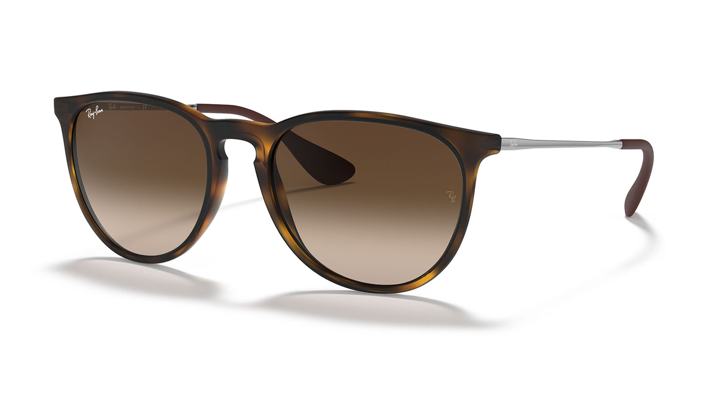 Ray-Ban RB4171 Erika Sunglasses - Brown Rubber / Brown Gradient