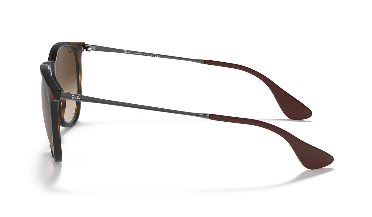Ray-Ban RB4171 Erika Sunglasses - Brown Rubber / Brown Gradient