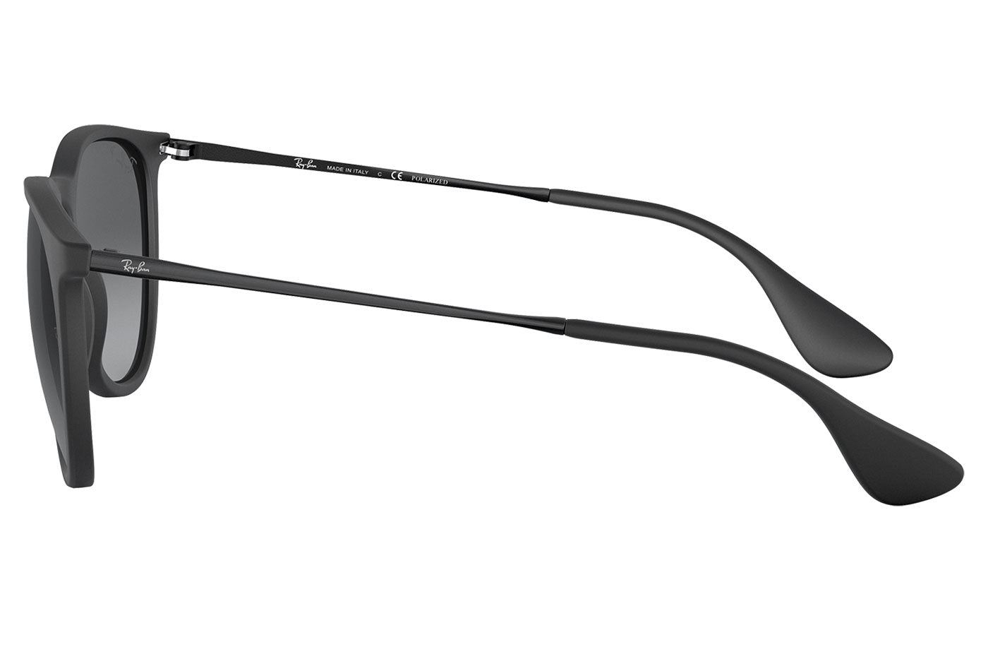 Ray-Ban RB4171 Erika Sunglasses - Rubber Black / Light Grey Gradient