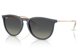 Ray-Ban RB4171 Erika Sunglasses - Rubber Blue / Gradient Grey