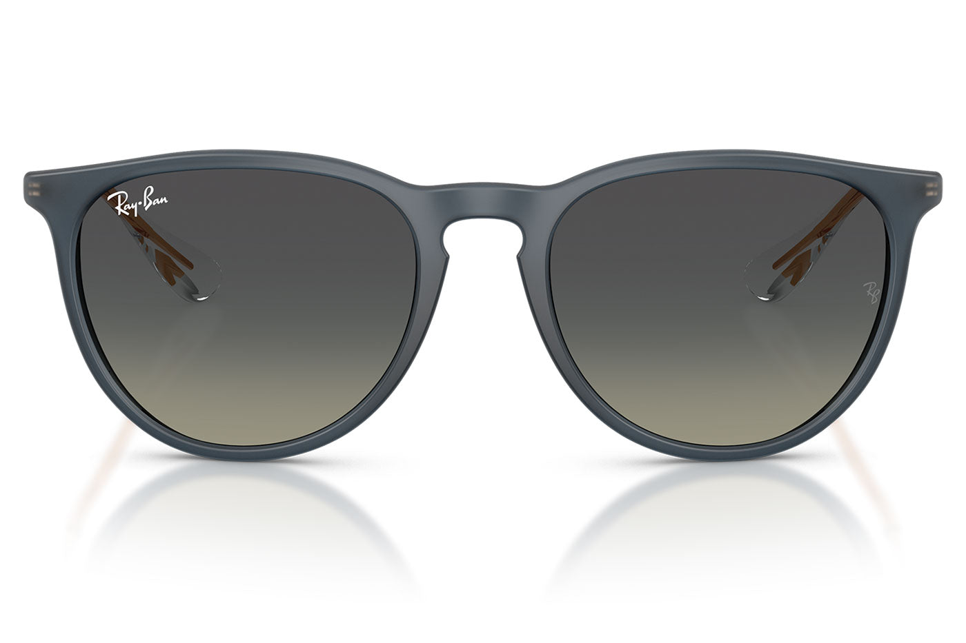 Ray-Ban RB4171 Erika Sunglasses - Rubber Blue / Gradient Grey