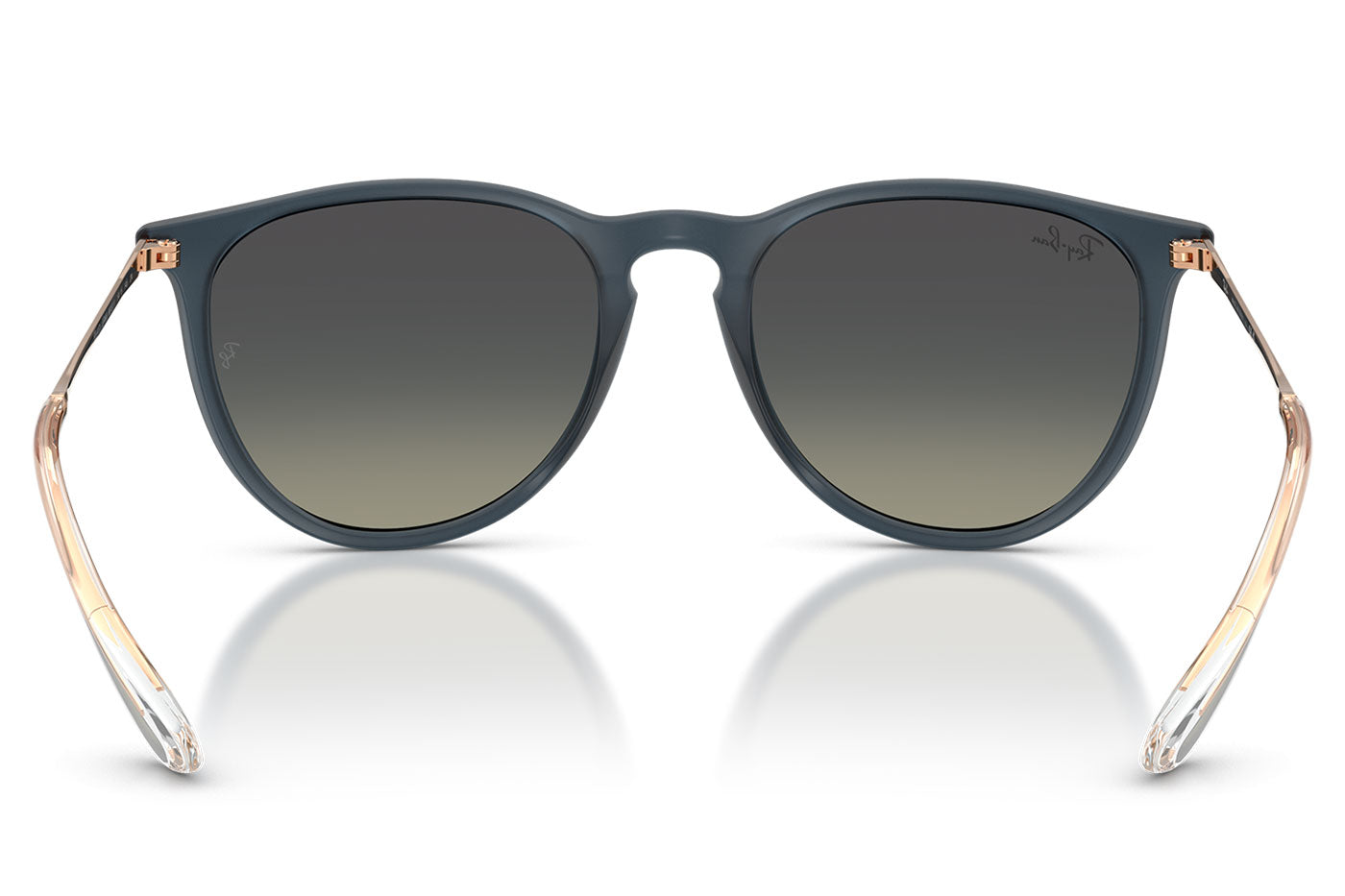 Ray-Ban RB4171 Erika Sunglasses - Rubber Blue / Gradient Grey
