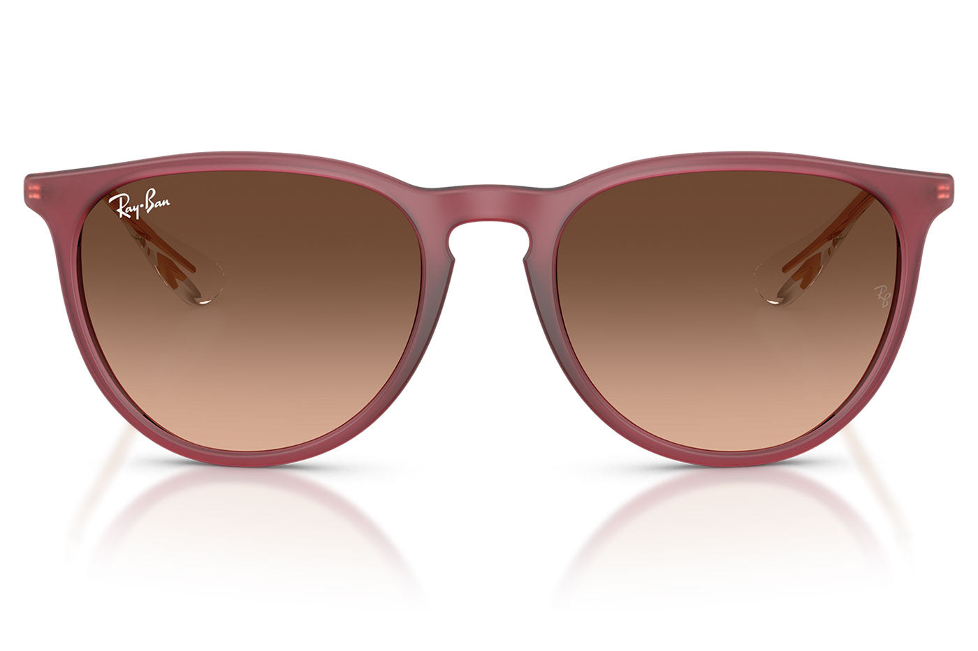 Ray-Ban RB4171 Erika Sunglasses - Rubber Violet / Pink Gradient Brown