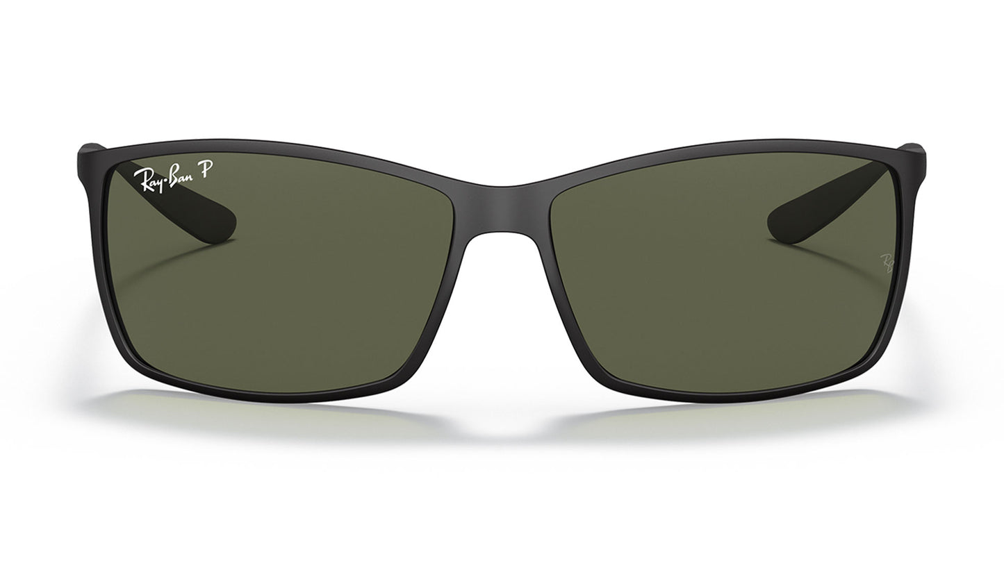 Ray-Ban RB4179 Liteforce Sunglasses - Matte Black / Green Polarised