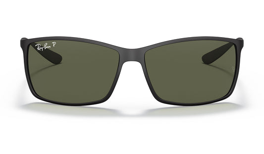 Ray-Ban RB4179 Liteforce Sunglasses - Matte Black / Green Polarised
