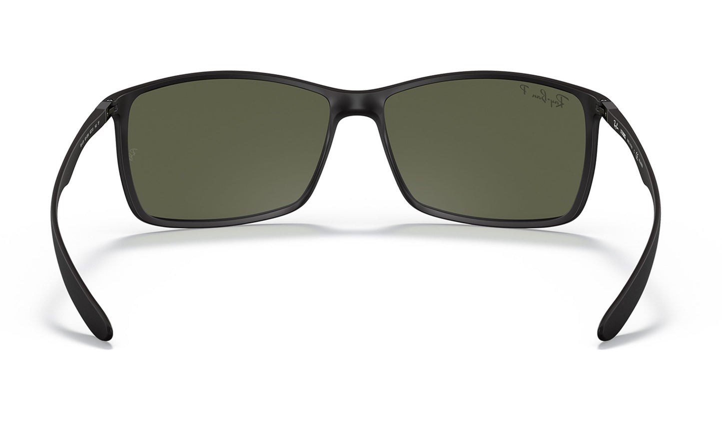 Ray-Ban RB4179 Liteforce Sunglasses - Matte Black / Green Polarised