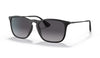 Ray-Ban RB4187 Chris Sunglasses - Black / Grey Gradient