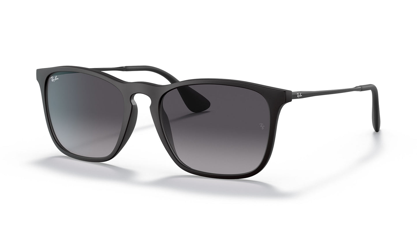 Ray-Ban RB4187 Chris Sunglasses - Black / Grey Gradient