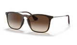 Ray-Ban RB4187 Chris Sunglasses - Tortoise / Brown Gradient