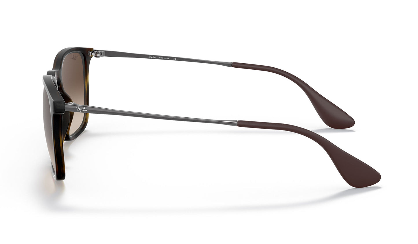 Ray-Ban RB4187 Chris Sunglasses - Tortoise / Brown Gradient