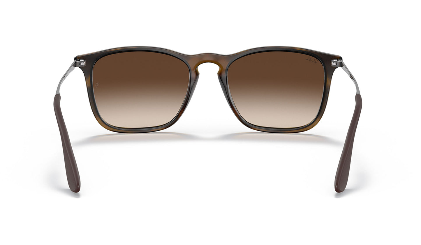 Ray-Ban RB4187 Chris Sunglasses - Tortoise / Brown Gradient