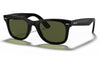Ray-Ban RB4340 Wayfarer Ease Sunglasses - Black / Green Polarised