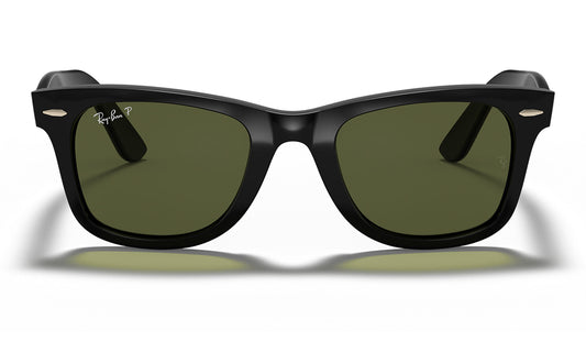 Ray-Ban RB4340 Wayfarer Ease Sunglasses - Black / Green Polarised