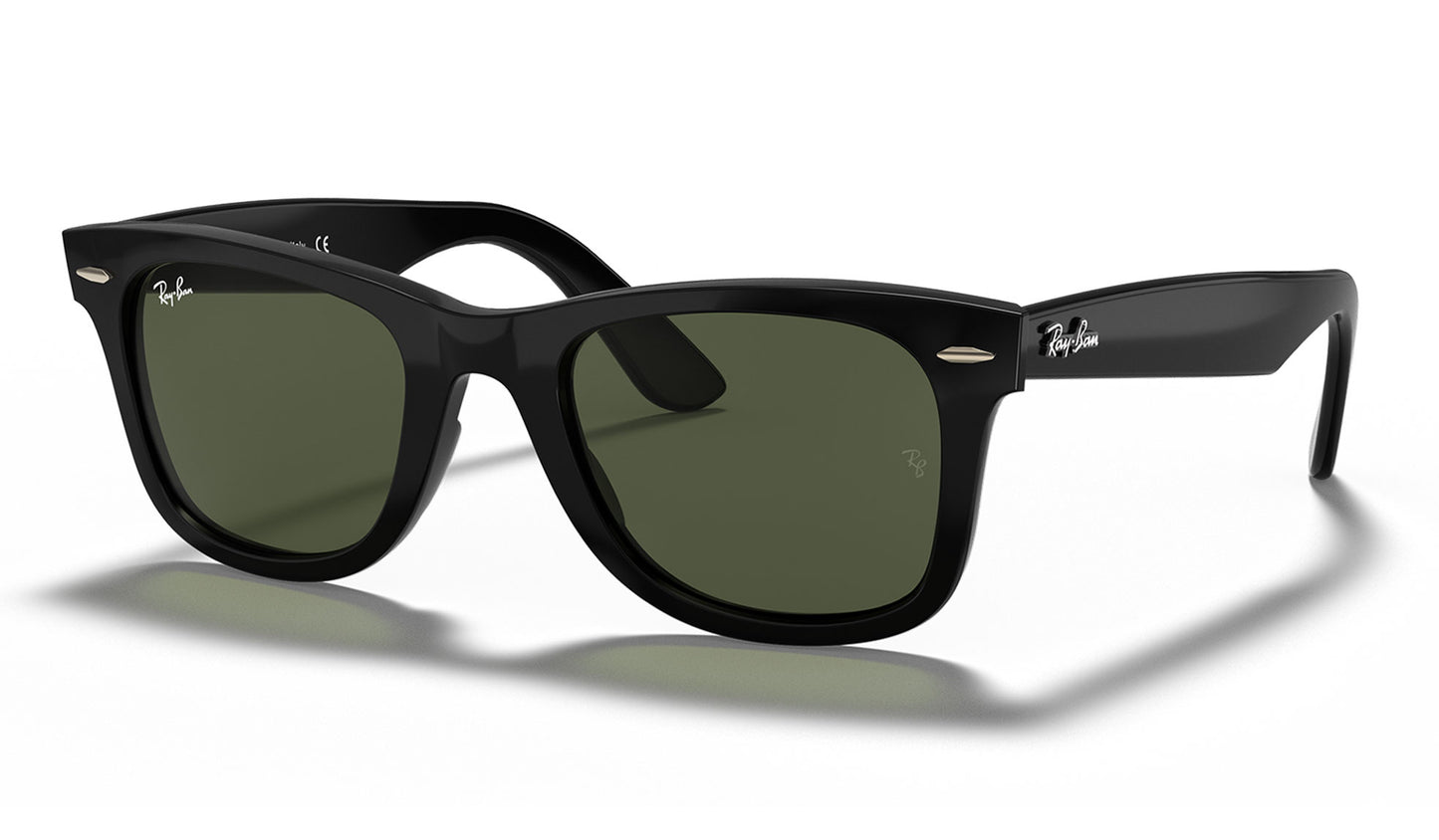 Ray-Ban RB4340 Wayfarer Ease Sunglasses - Black / Green