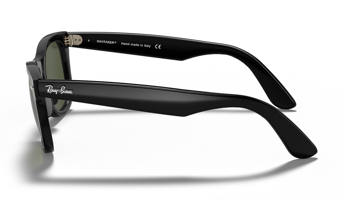 Ray-Ban RB4340 Wayfarer Ease Sunglasses - Black / Green