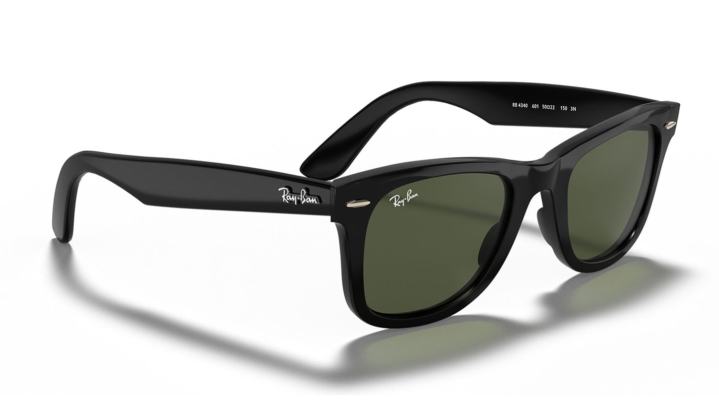 Ray-Ban RB4340 Wayfarer Ease Sunglasses - Black / Green
