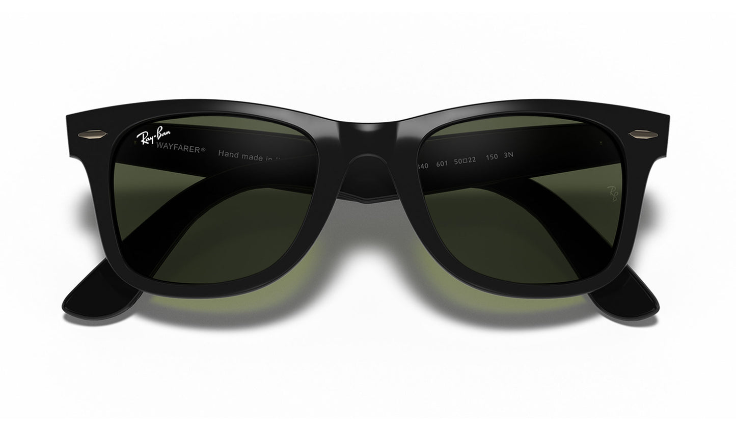 Ray-Ban RB4340 Wayfarer Ease Sunglasses - Black / Green