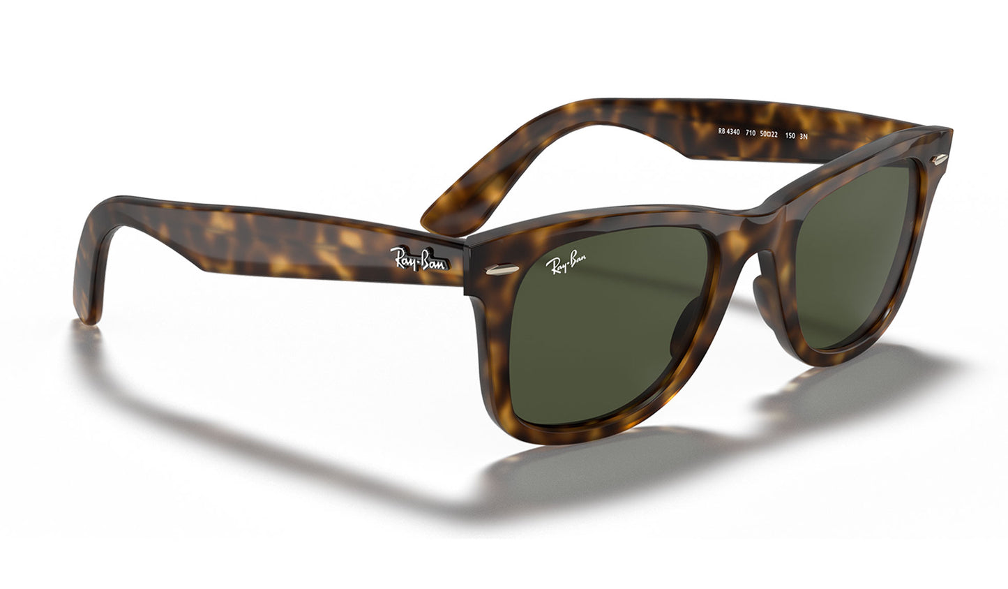 Ray-Ban RB4340 Wayfarer Ease Sunglasses - Tortoise / Green