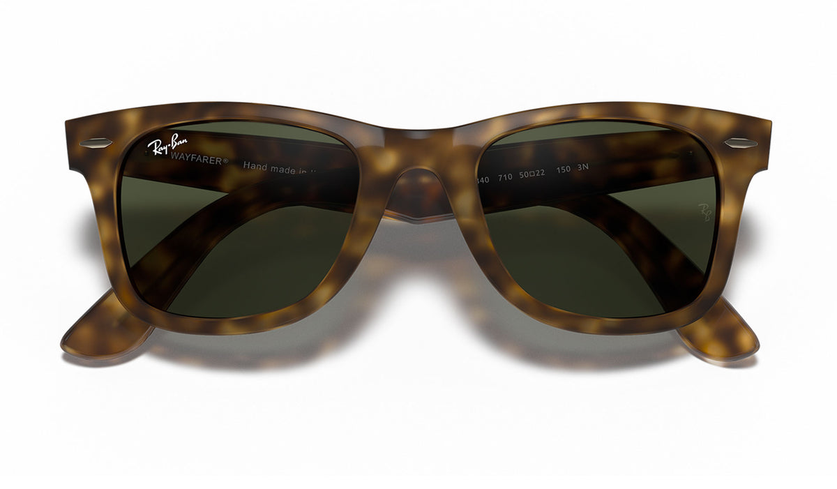 Ray-Ban RB4340 Wayfarer Ease Sunglasses - Tortoise / Green