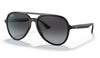 Ray-Ban RB4376 Sunglasses - Black / Grey Gradient