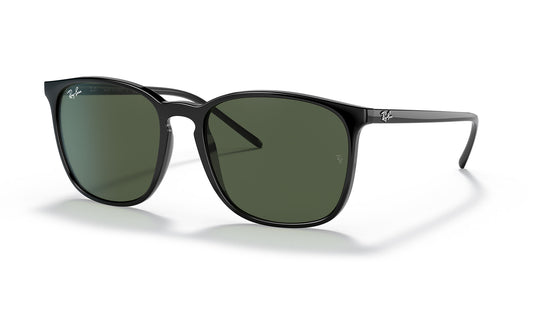 Ray-Ban RB4387 Sunglasses - Black / Green