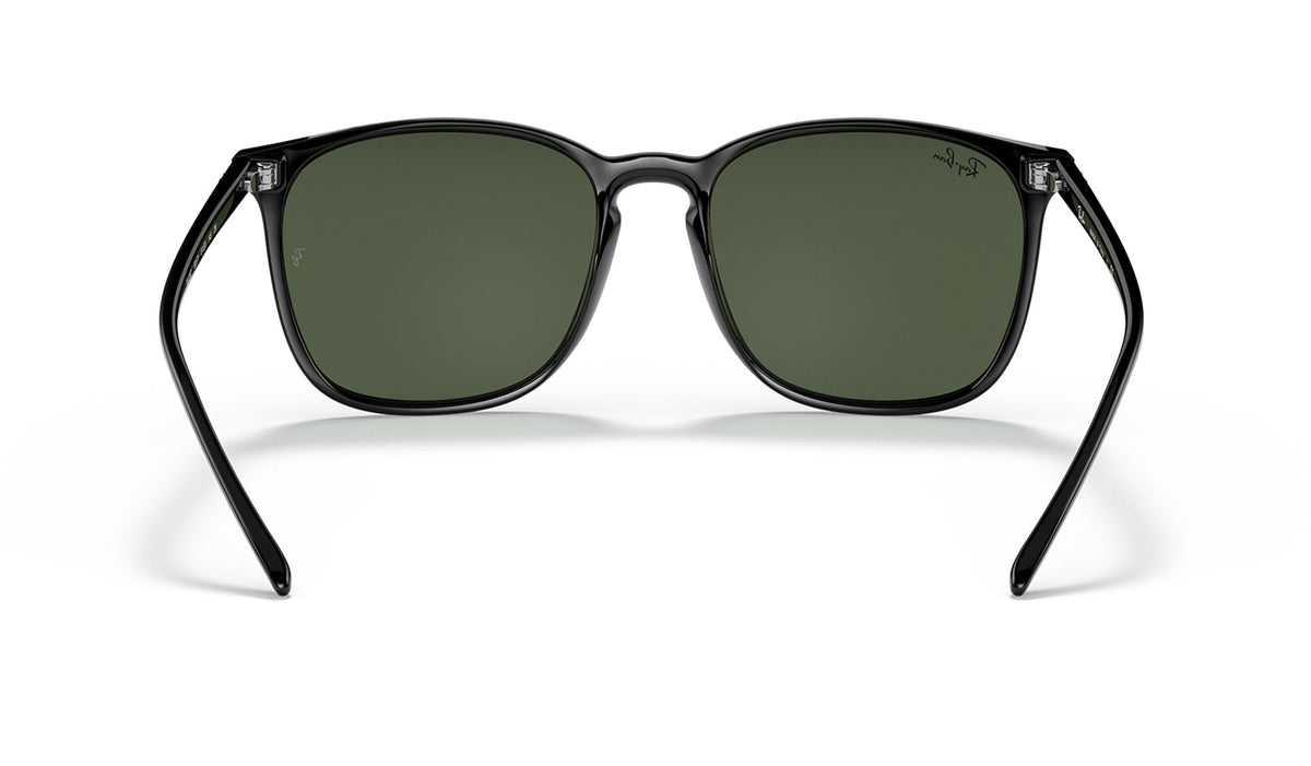Ray-Ban RB4387 Sunglasses - Black / Green