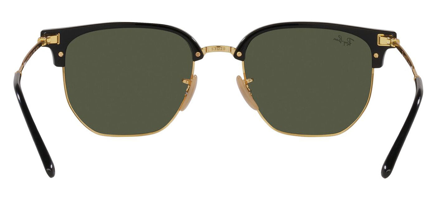 Ray-Ban RB4416 New Clubmaster Sunglasses - Black On Arista / Green