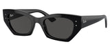 Ray-Ban RB4430 Zena Sunglasses - Black / Dark Grey