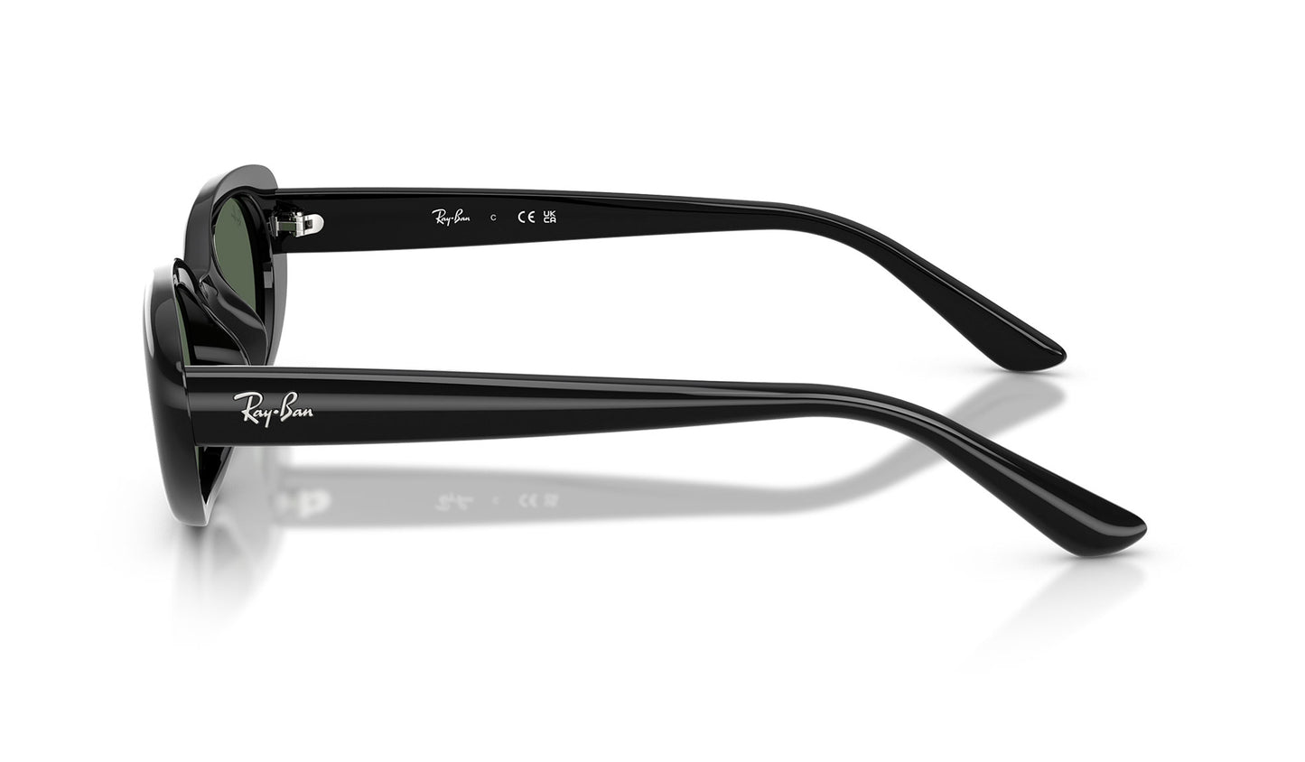 Ray-Ban RB4441D Sunglasses - Black / Dark Green