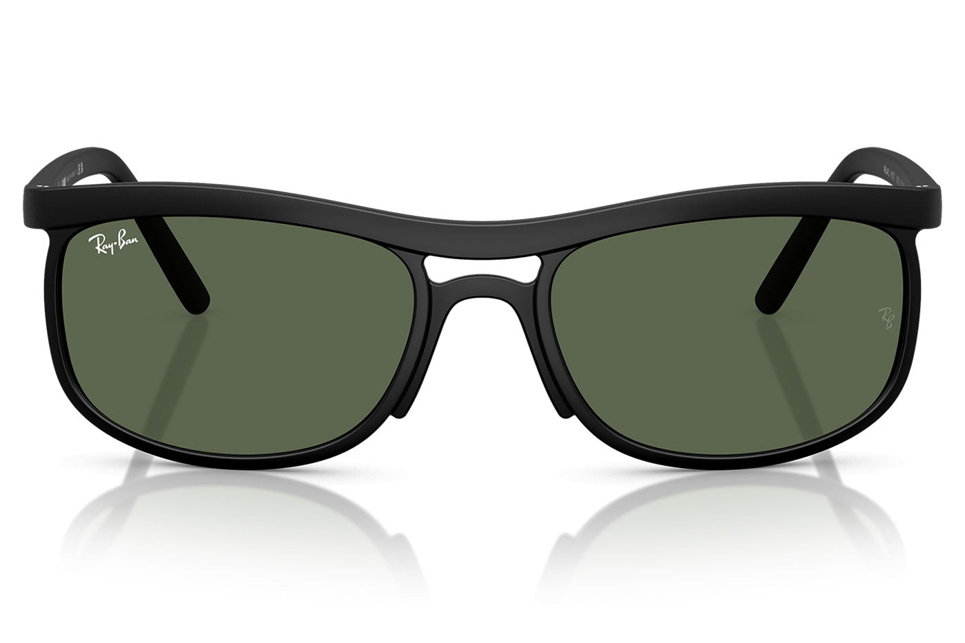 Ray-Ban RB4452 Sunglasses - Sand Black / Dark Green