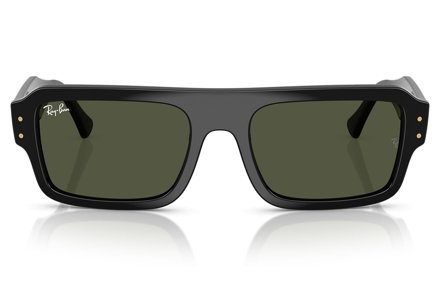 Ray-Ban RB4454 Lukas Sunglasses - Black / Green