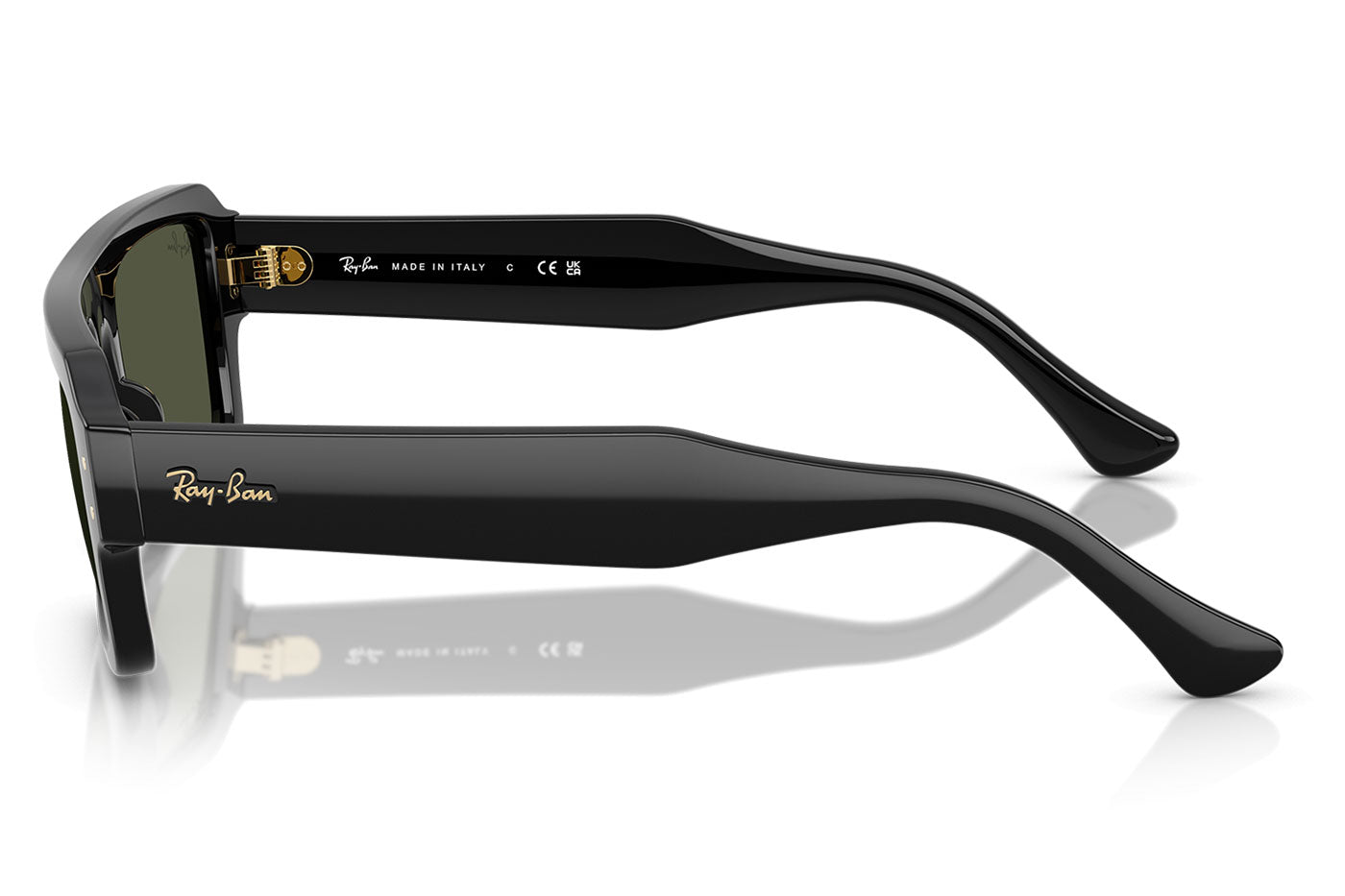 Ray-Ban RB4454 Lukas Sunglasses - Black / Green
