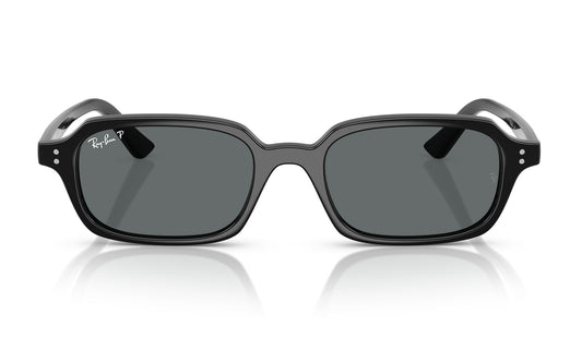 Ray-Ban RB4455 Zuri Sunglasses - Black / Dark Grey Polar