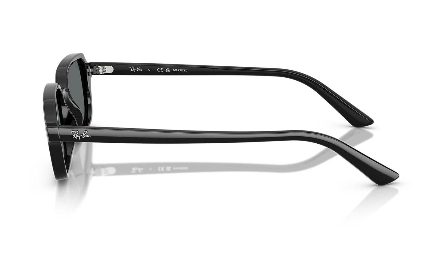 Ray-Ban RB4455 Zuri Sunglasses - Black / Dark Grey Polar
