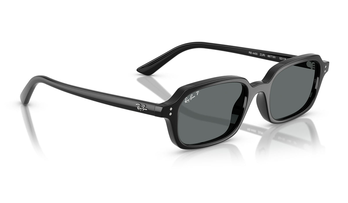 Ray-Ban RB4455 Zuri Sunglasses - Black / Dark Grey Polar