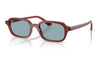 Ray-Ban RB4455 Zuri Sunglasses - Rosty Brown / Blue