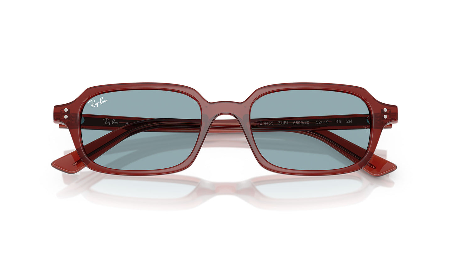Ray-Ban RB4455 Zuri Sunglasses - Rosty Brown / Blue