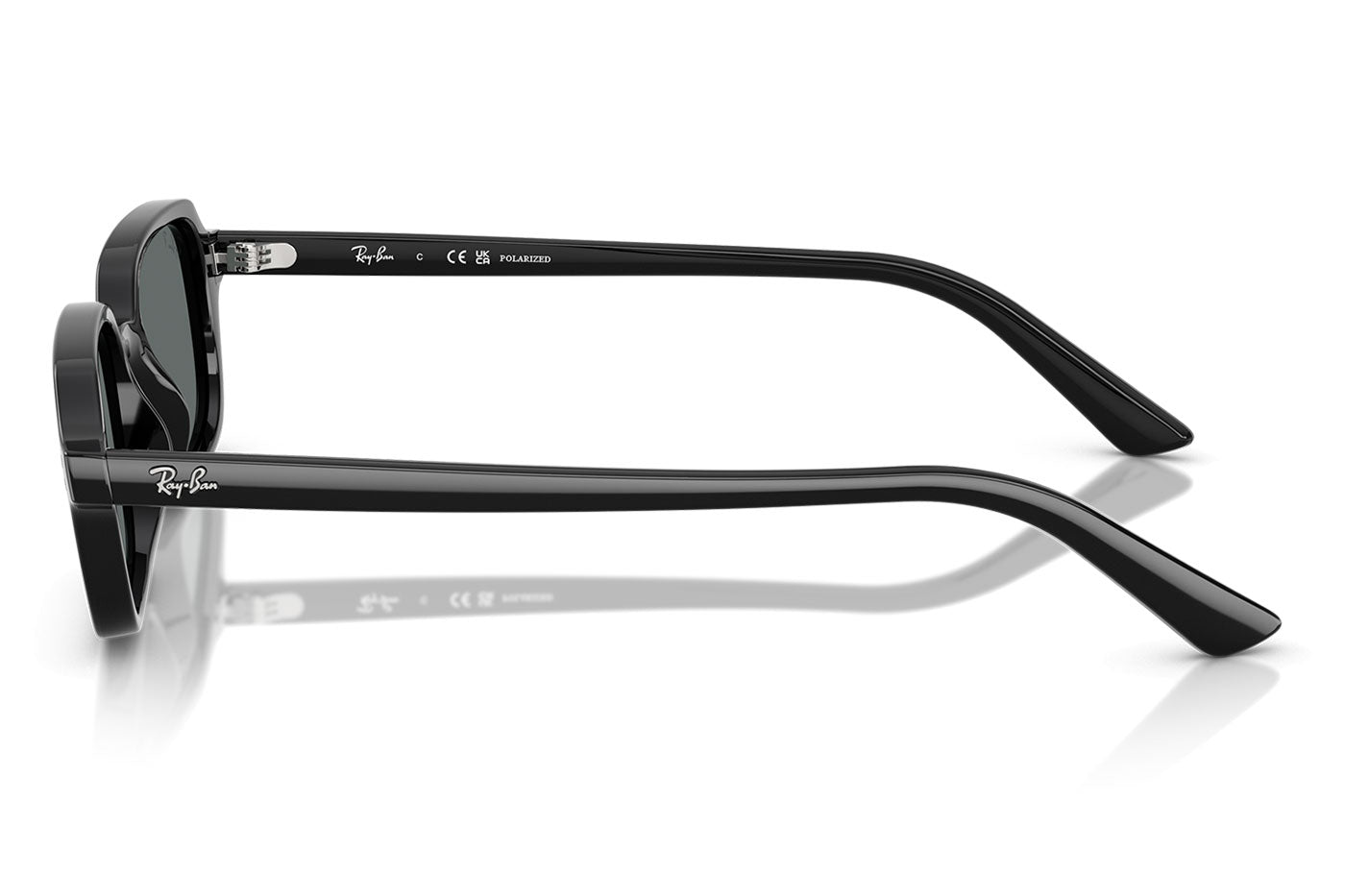 Ray-Ban RB4455 Zuri Sunglasses - Black / Dark Grey Polar