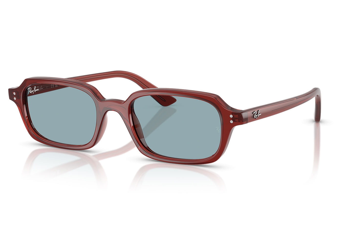 Ray-Ban RB4455 Zuri Sunglasses - Rosty Brown / Blue