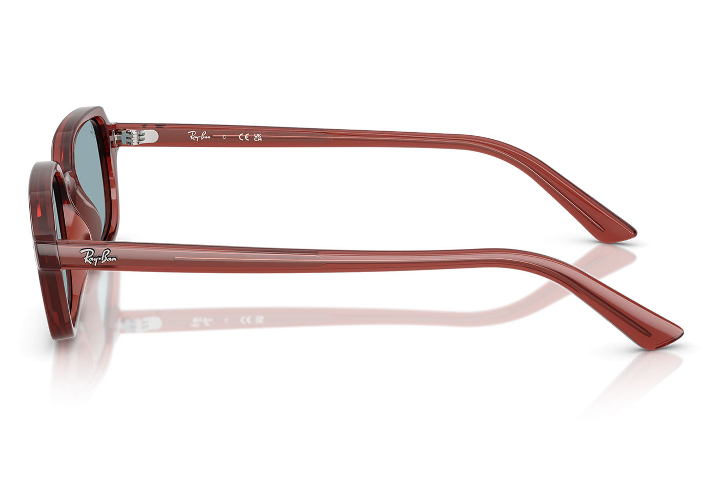 Ray-Ban RB4455 Zuri Sunglasses - Rosty Brown / Blue