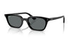 Ray-Ban RB4456 Zaya Sunglasses - Black / Dark Grey Polar