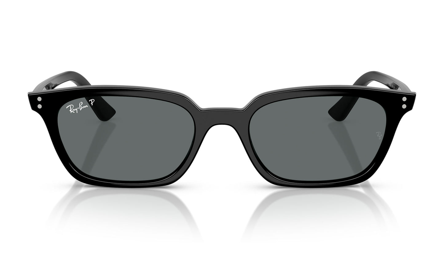 Ray-Ban RB4456 Zaya Sunglasses - Black / Dark Grey Polar