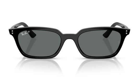 Ray-Ban RB4456 Zaya Sunglasses - Black / Dark Grey Polar