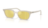 Ray-Ban RB4456 Zaya Sunglasses - Cloudy Warm White / Yellow Mirror Flash Gold