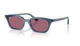 Ray-Ban RB4456 Zaya Sunglasses - Light Blue / Violet