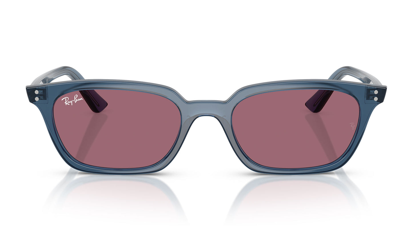 Ray-Ban RB4456 Zaya Sunglasses - Light Blue / Violet