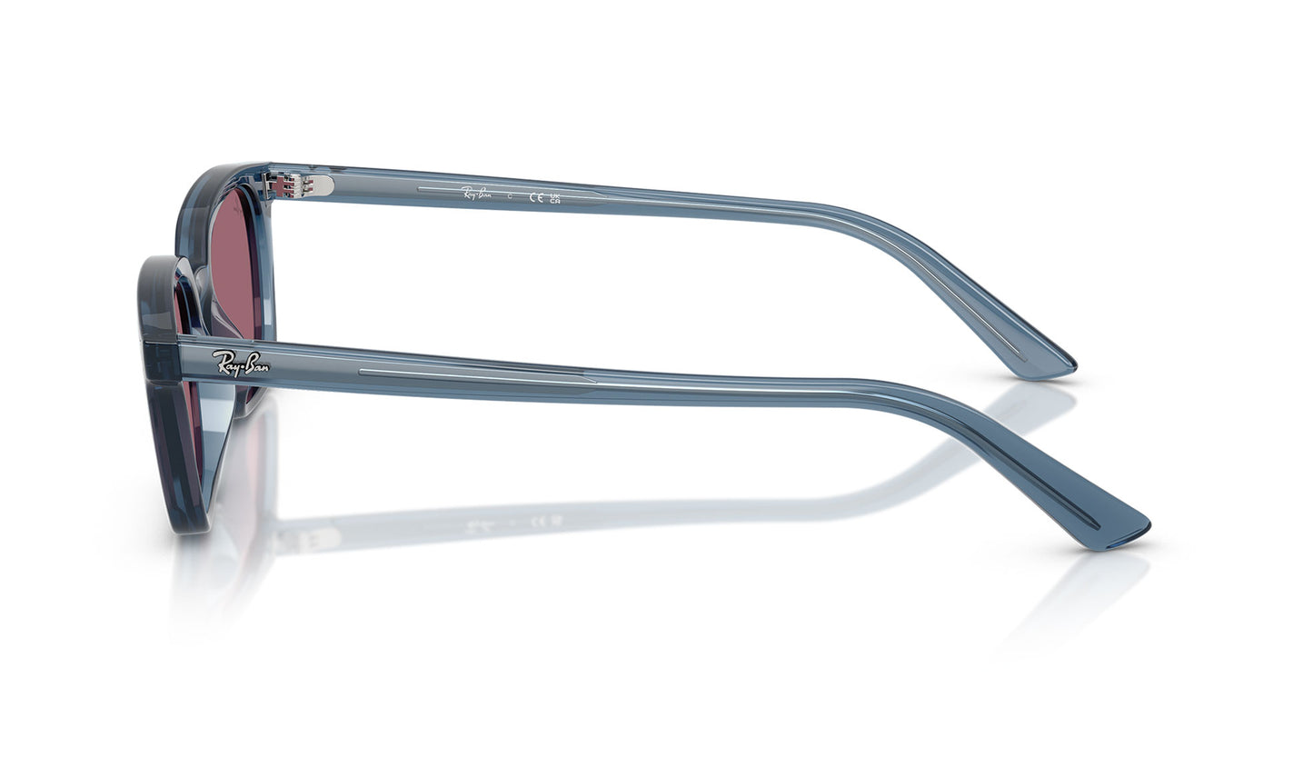 Ray-Ban RB4456 Zaya Sunglasses - Light Blue / Violet