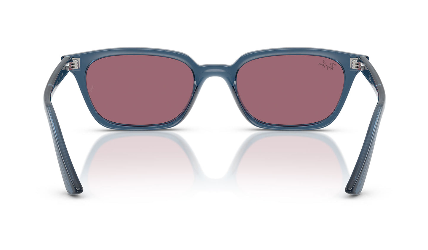 Ray-Ban RB4456 Zaya Sunglasses - Light Blue / Violet